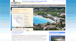 Desktop Screenshot of kroatien-net.de