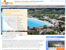 Tablet Screenshot of kroatien-net.de